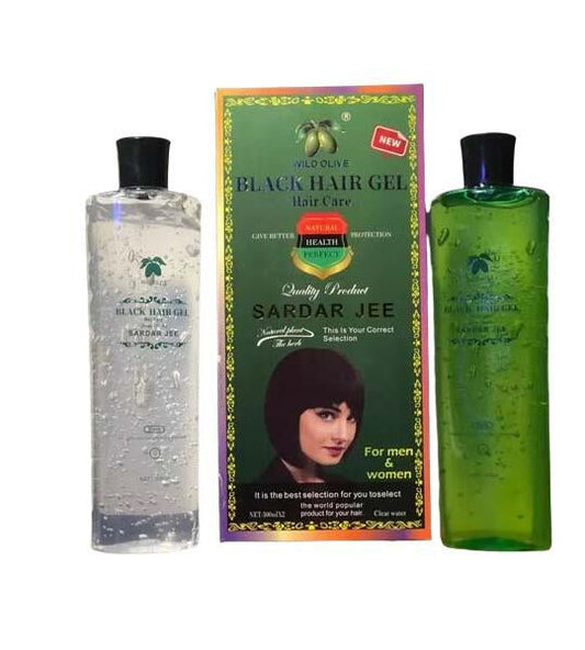 New SARDAR JEE Black Hair Color Gel Long- Natural Black Color