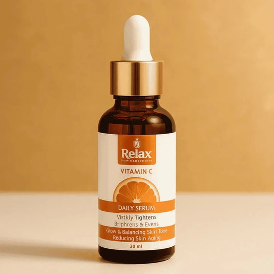 Relax Face Serum 30ml Vitamin C for Glowing skin and anti aging -